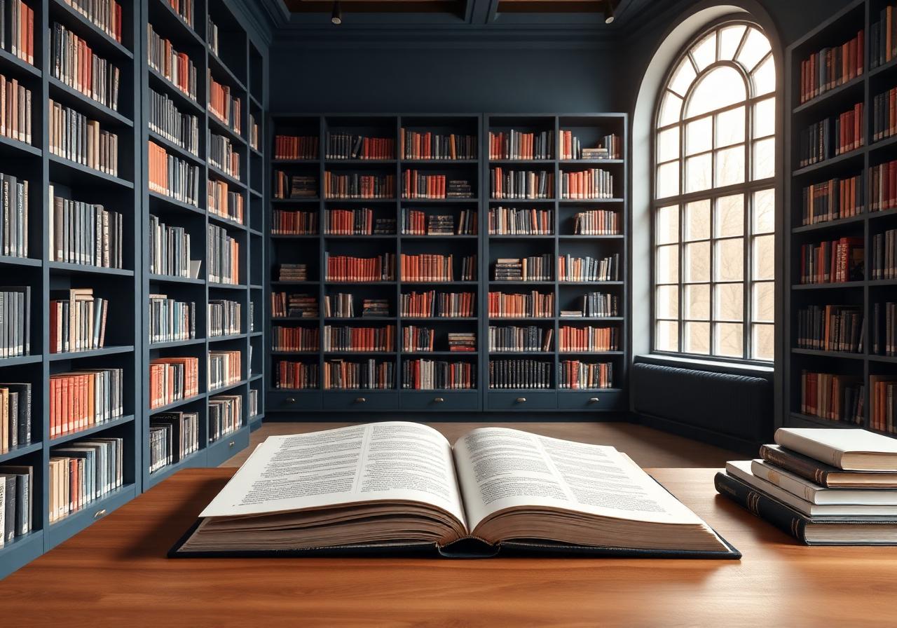 Biblioteca académica moderna